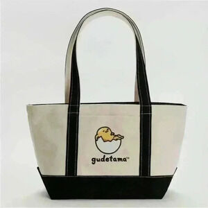 NWT BAGGU X Gudetama small heavyweight canvas tote bag